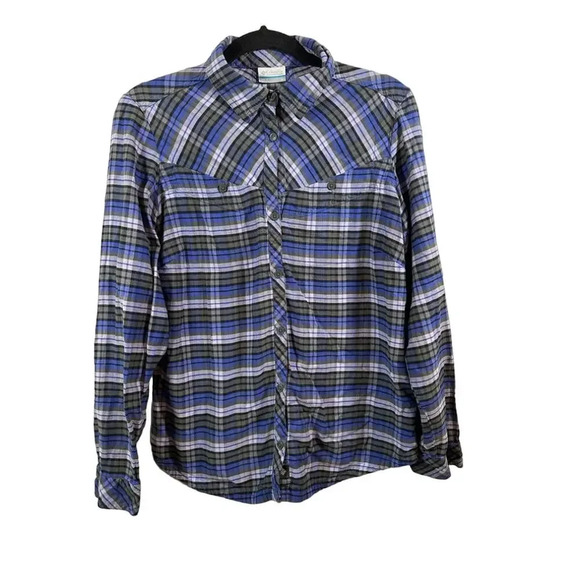 Columbia Purple Button up size medium - Picture 1 of 5